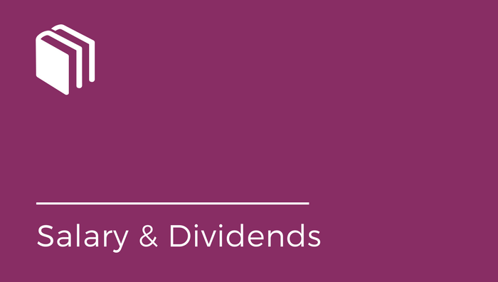 Salary and Dividends for 2018/19